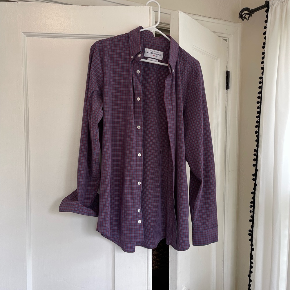 Mizzen & Main Dress Shirt Button Down XL